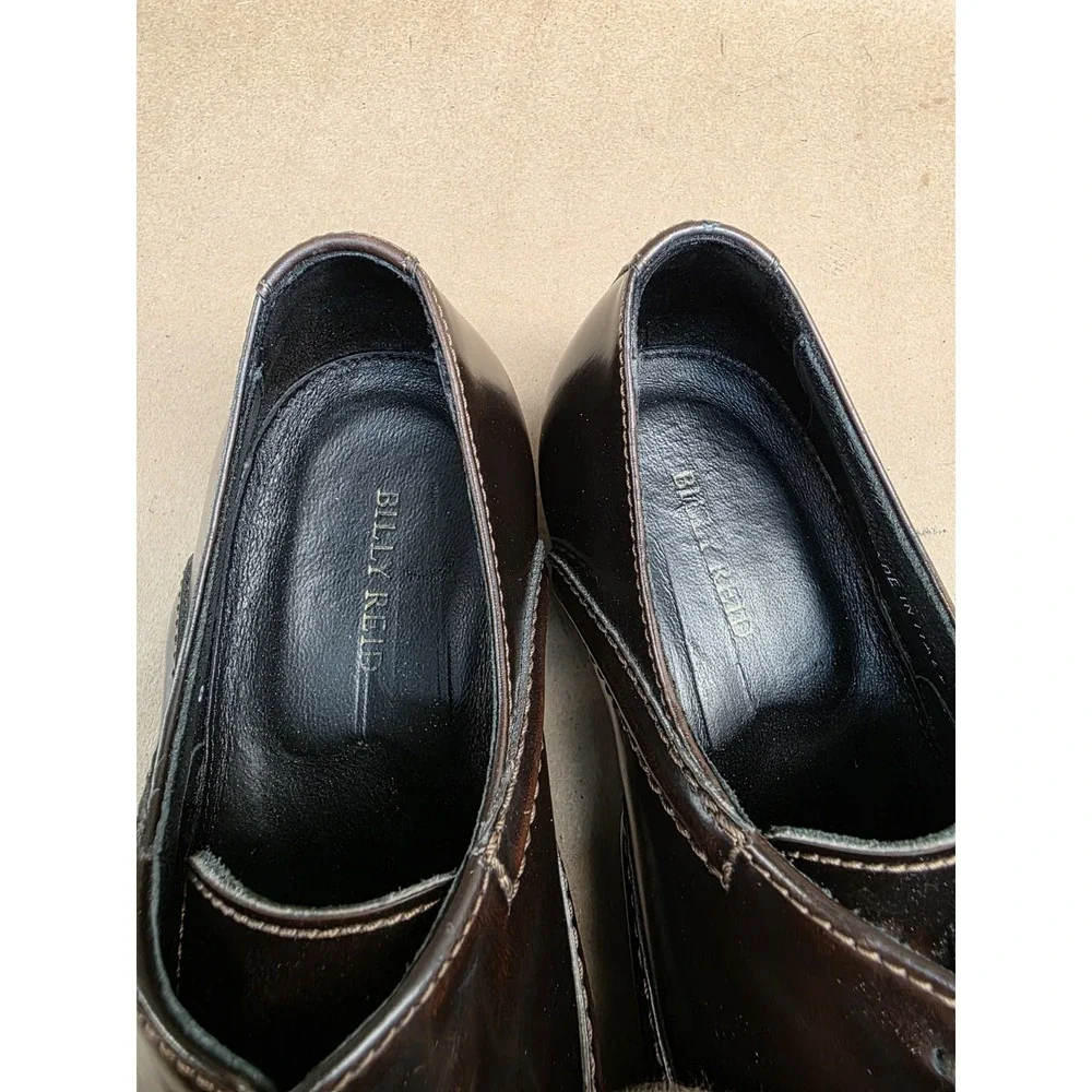Billy Reid (Sz 9) Men's Oxford Cap Toe shoes Dark Brown Oxfords